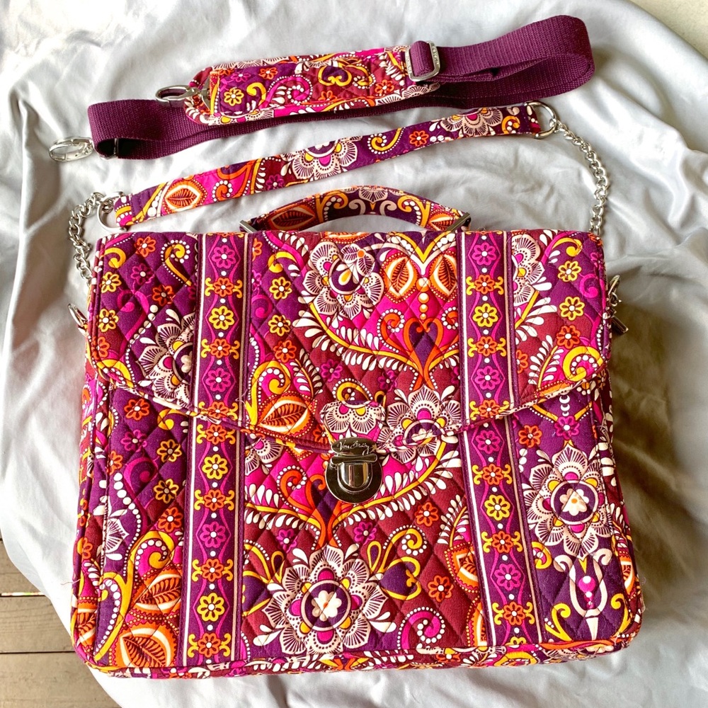 SOLD NWOT Vera Bradley briefcase “safari sunset”